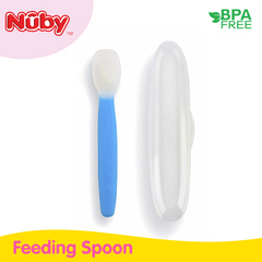 Nuby 1PK Soft Silicone Spoon with Case
