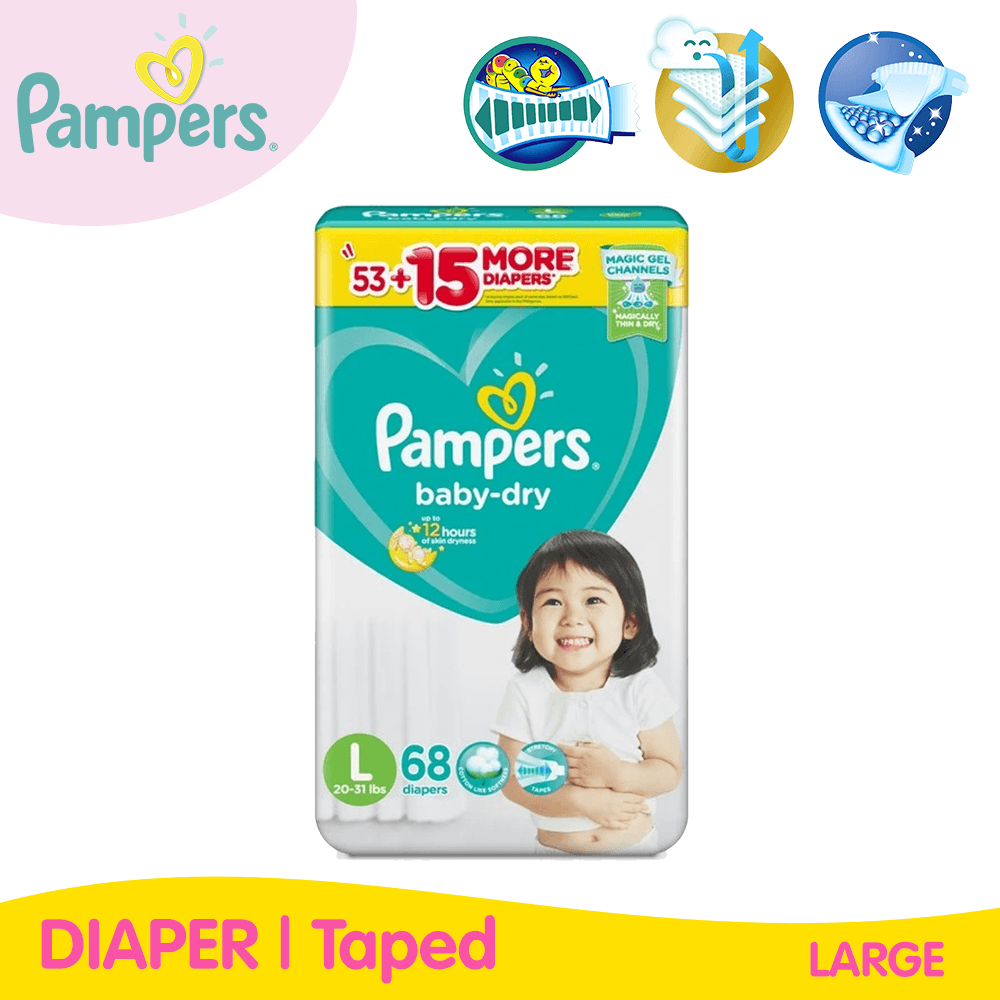 Pampers Baby Dry Taped