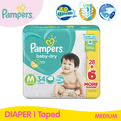 Pampers Baby Dry Taped