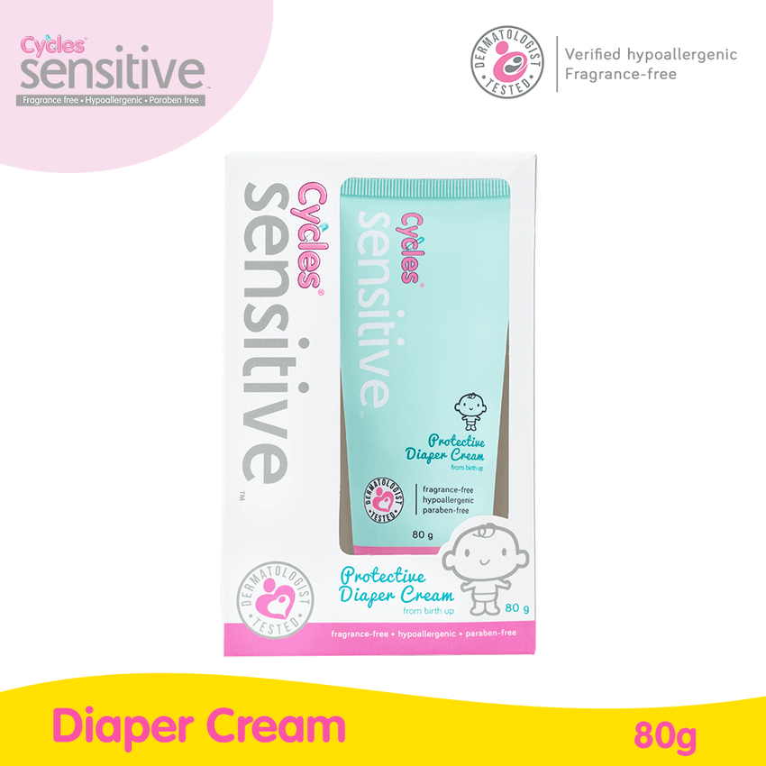 Cycles Sensitive Protective Diaper Cream 80g