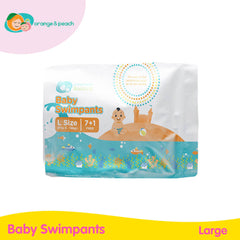 Orange & Peach Baby Swimpants