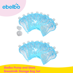 Ebelbo Pump and Store Breastmilk Storage Bag Set