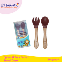 Li'l Twinkies Train Me™ Spoon and Fork Set with Travel Case