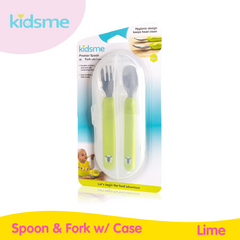 KidsMe Premier Spoon & Fork w/ Case