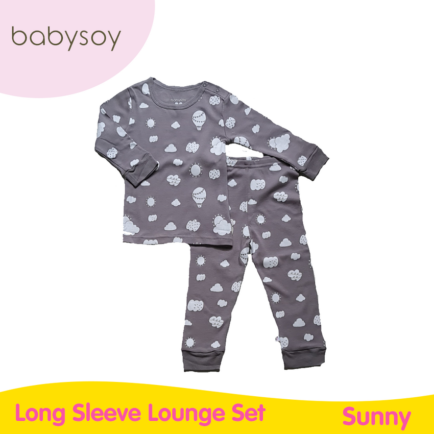 Babysoy Long Sleeves Lounge Set - Sunny